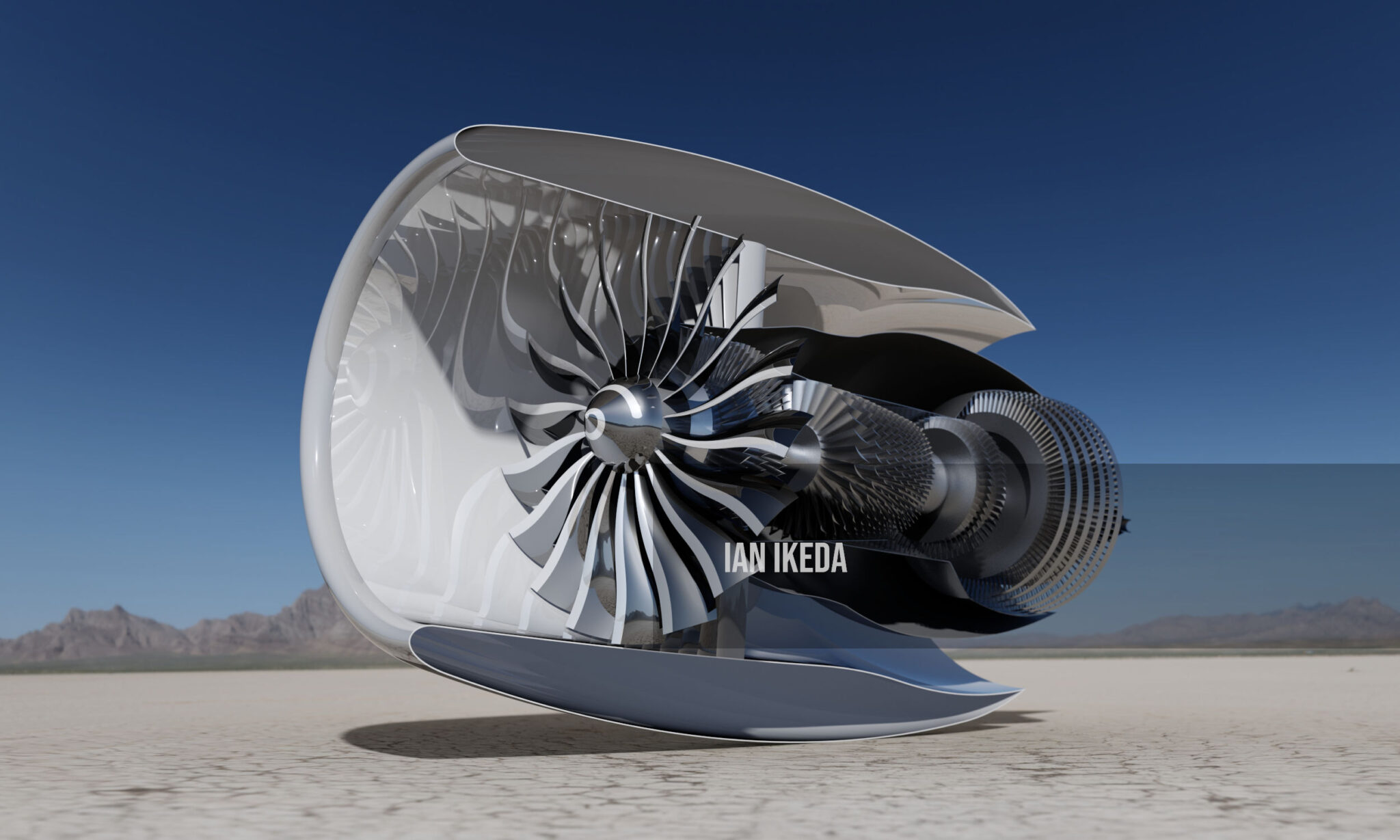 High Bypass Turbofan Engine • Ian Ikeda